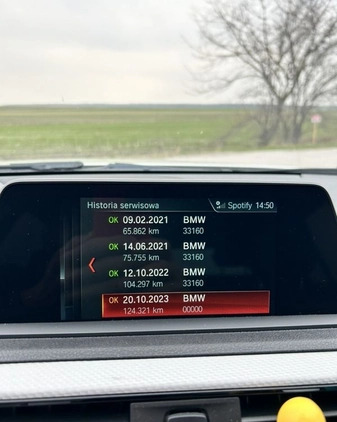 BMW Seria 1 cena 95000 przebieg: 135000, rok produkcji 2018 z Chełm małe 254